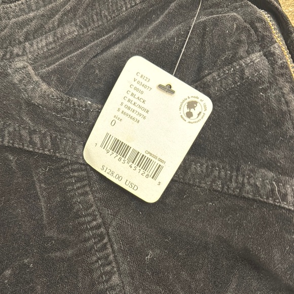 Free People Black Flared Corduroy Pants - Picture 3 of 4